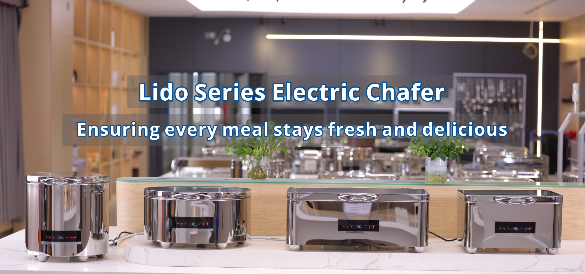 غذای جدید Chafing Sunnex - سری Lido