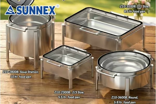 هر بوفه را با چفرهای فضای باز قابل رویت و ضد باد SUNNEX بالا ببرید